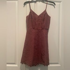 Altar’d state maroon mini dress